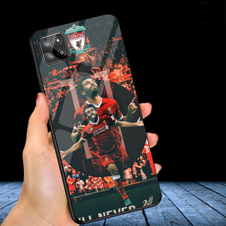 Ốp Lưng REALME C12, C15 ,C25, C25S,C21Y,C25Y Mặt lưng kính 3D cao cấp, in hình Cầu thủ bóng đá