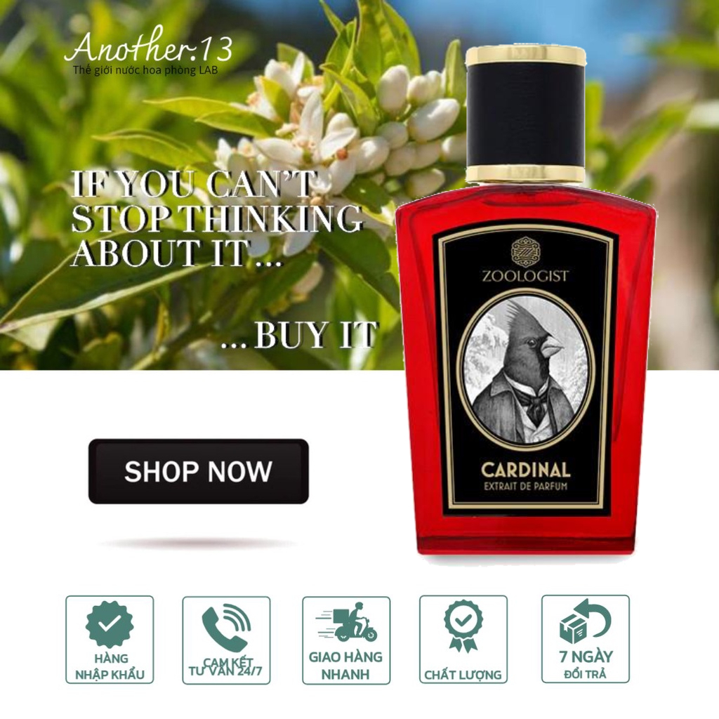 ⁂︎ 10ml┊Nước hoa Cardinal Limited Edition by Zoologist / Extrait de Parfum