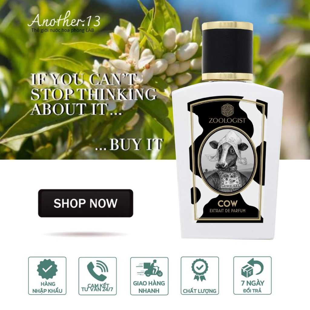 ⁂︎ 10ml┊Nước hoa Cow Limited Edition by Zoologist / Extrait de Parfum