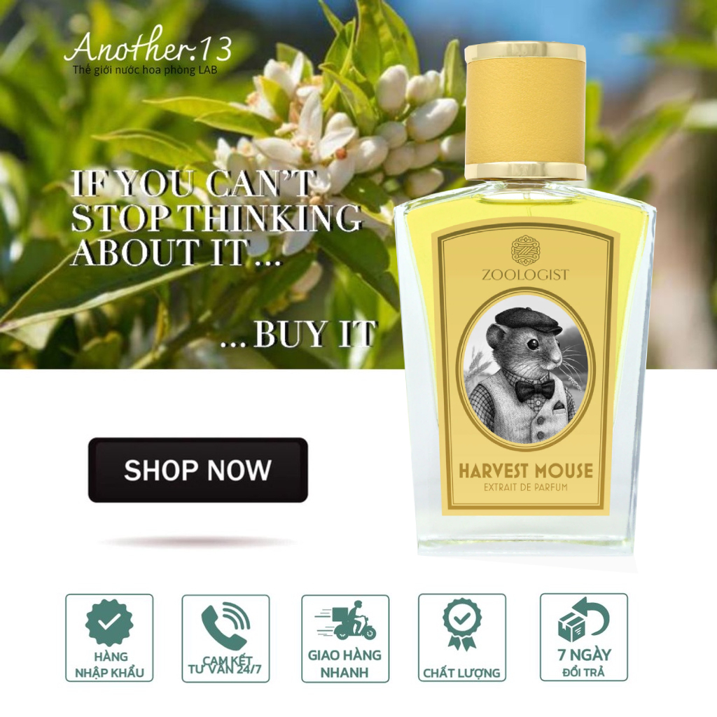 ⁂︎ 10ml┊Nước hoa Harvest Mouse Limited Edition by Zoologist / Extrait de Parfum