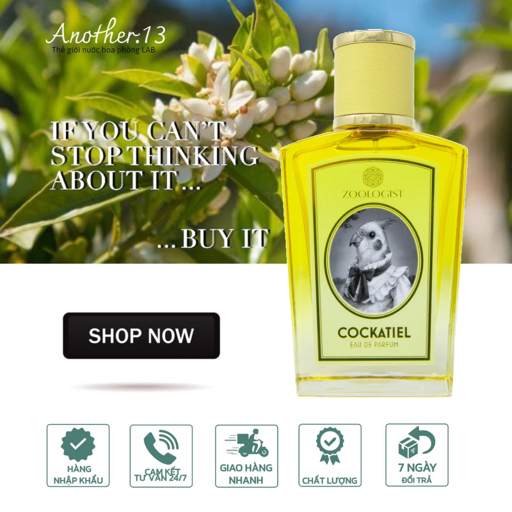 ⁂︎ 10ml┊Nước hoa Cockatiel Limited Edition by Zoologist / Extrait de Parfum