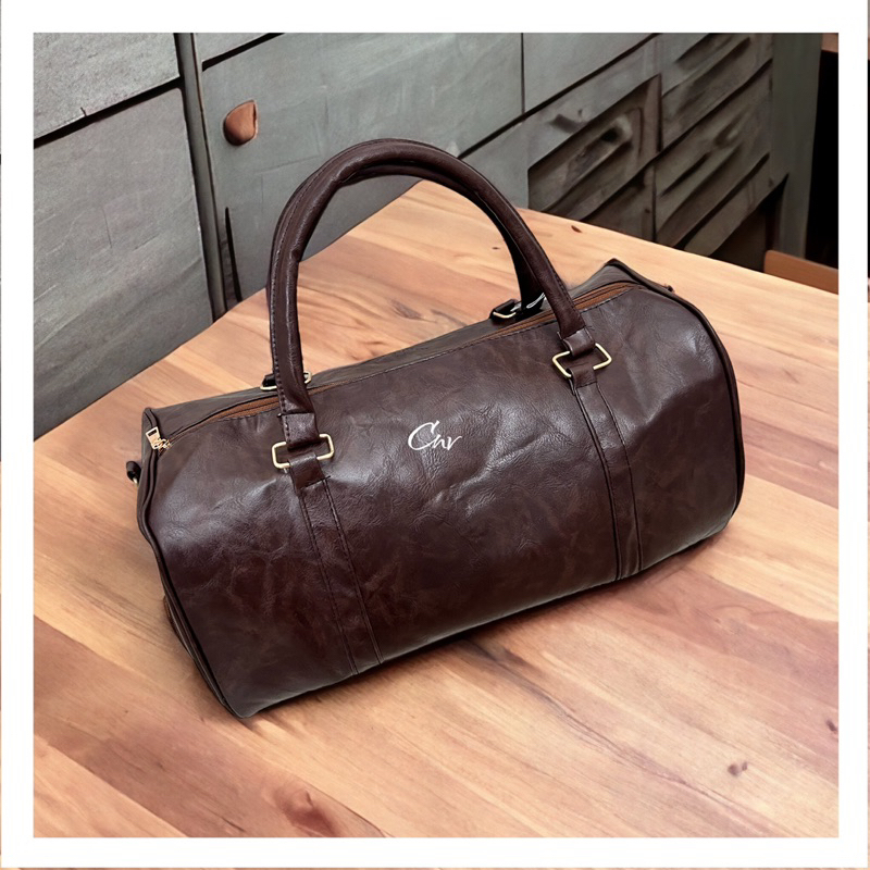 Túi du lịch đa năng, da trơn size 55 có dây đeo chéo, đa năng có thể gấp gọn, chất liệu da dày bền đẹp và thời trang