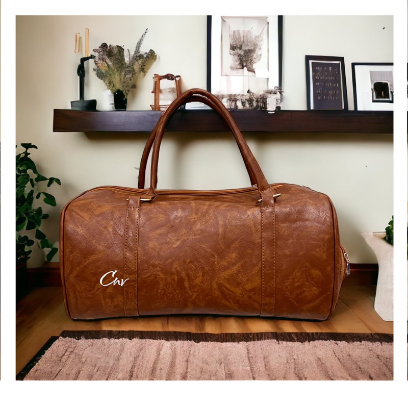 Túi du lịch đa năng, da trơn size 55 có dây đeo chéo, đa năng có thể gấp gọn, chất liệu da dày bền đẹp và thời trang