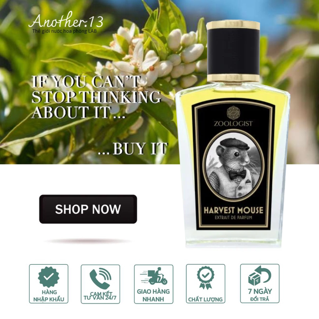 ⁂︎ 10ml┊Nước hoa Harvest Mouse by Zoologist / EDP