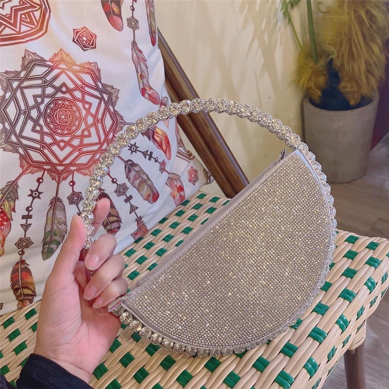 Túi xách đá tròn thời trang nữ