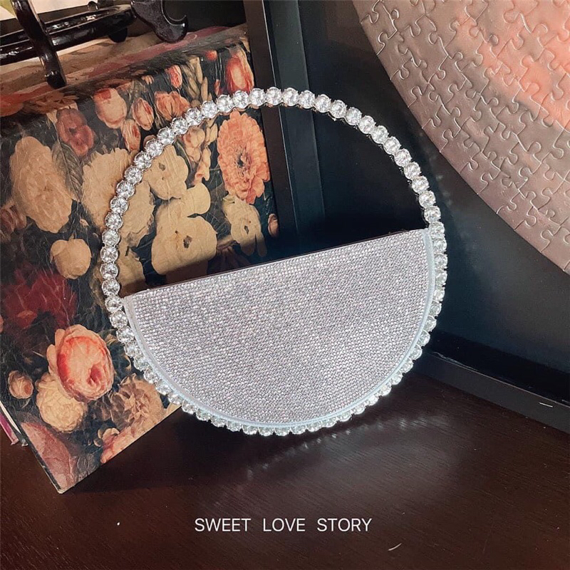 Túi xách đá tròn thời trang nữ