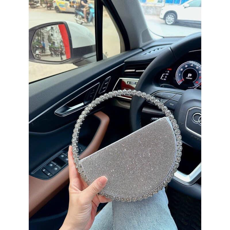 Túi xách đá tròn thời trang nữ