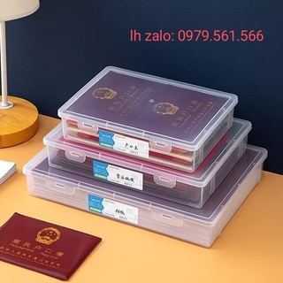Hộp đựng tài liệu a4/a5 bằng nhựa pp