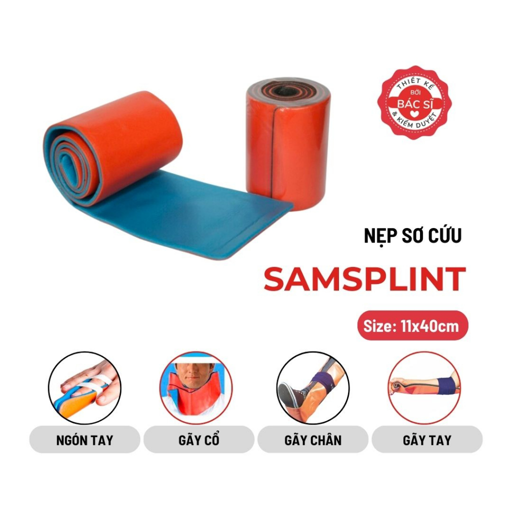 NẸP GÃY XƯƠNG, NẸP BÓ BỘT, NẸP CAO CẤP SIZE 11X90CM