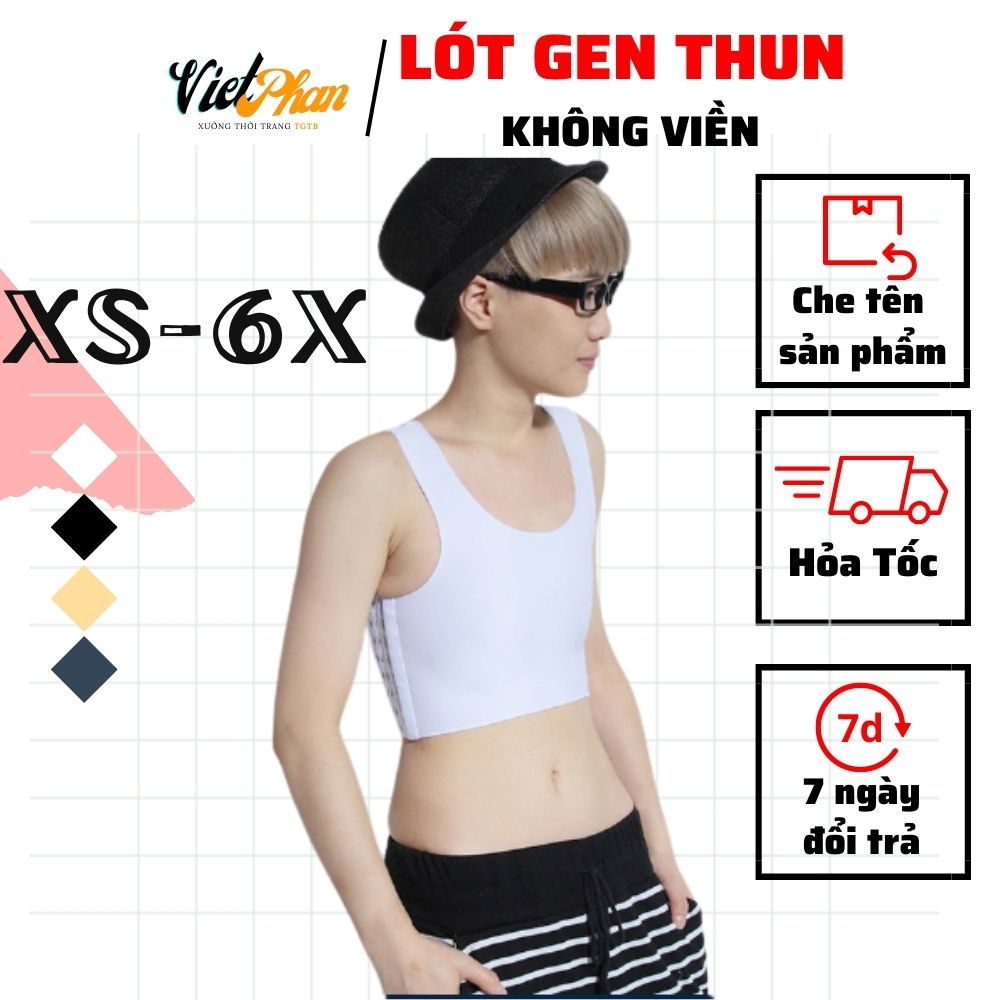 Áo Nịt Lót Gen Thun - Shop TGTB - Không Viền Bó Sát Độ Bền Cao