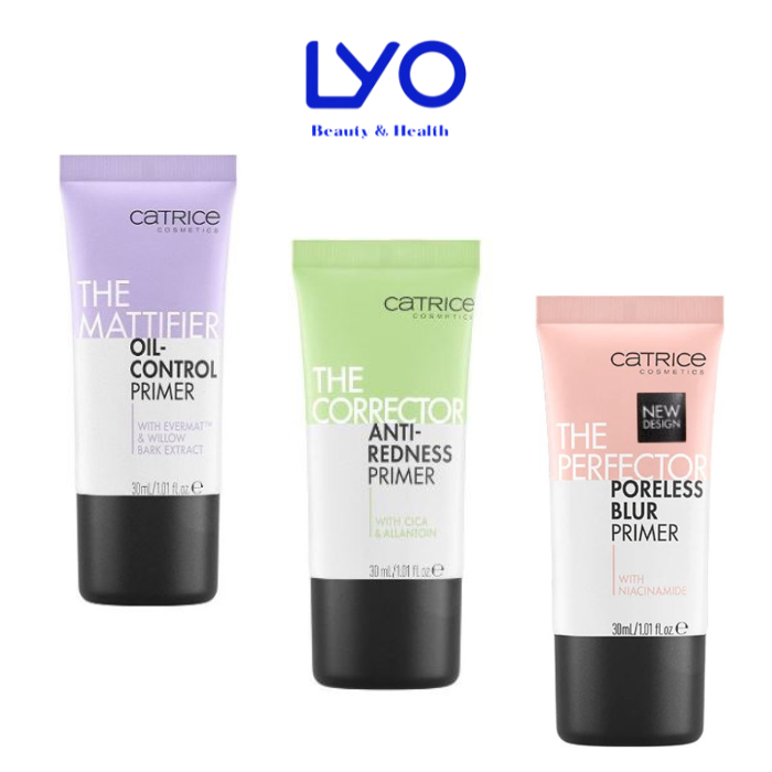Kem lót kiềm dầu đều màu da CATRICE Primer Oli - Control Poreless Blur Anti - Redness 30ml