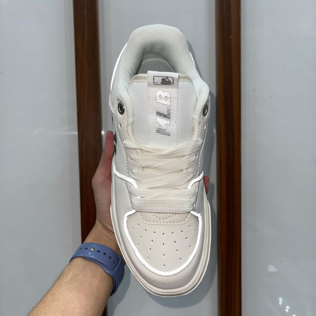 MLB Liner Chunky, Giày Thể Thao MLB Tăng Chiều Cao Hot trend 2022 MLB Xám NY Đen Đế Nâu Bản Cao Cấp