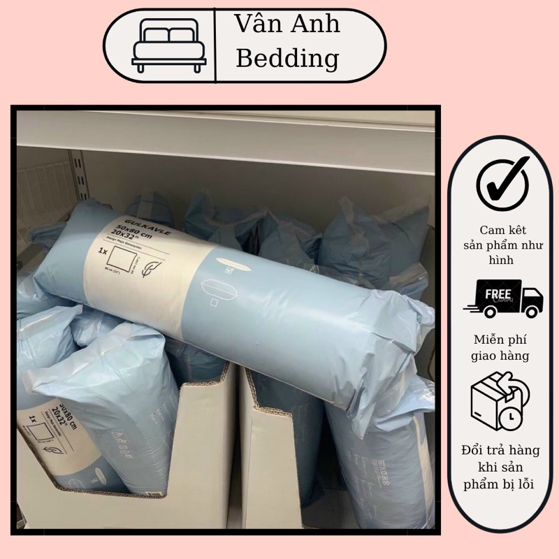 (FREESHIPXTRA ) 1CHIẾC RUỘT GỐI LÔNG VŨ IKEA NHẬP KHẨU🤩