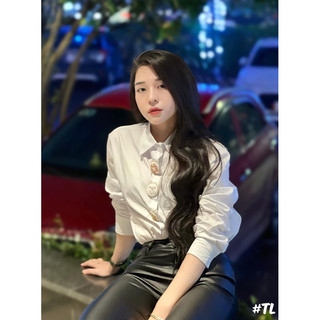 Sơ mi Cha.Nel 3 cúc siu cấp