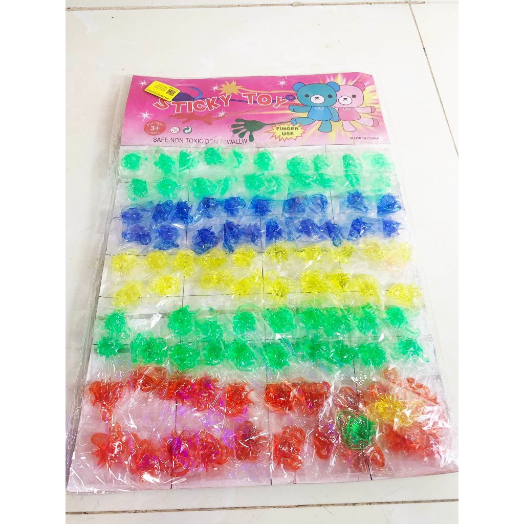 HẠT NỞ NHIỀU MÀU PHA TRỘN GÓI 1000 VIÊN, vỉ si da siêu dính tường