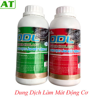 Nước làm mát động cơ ô tô lon 500ml màu xanh đỏ
