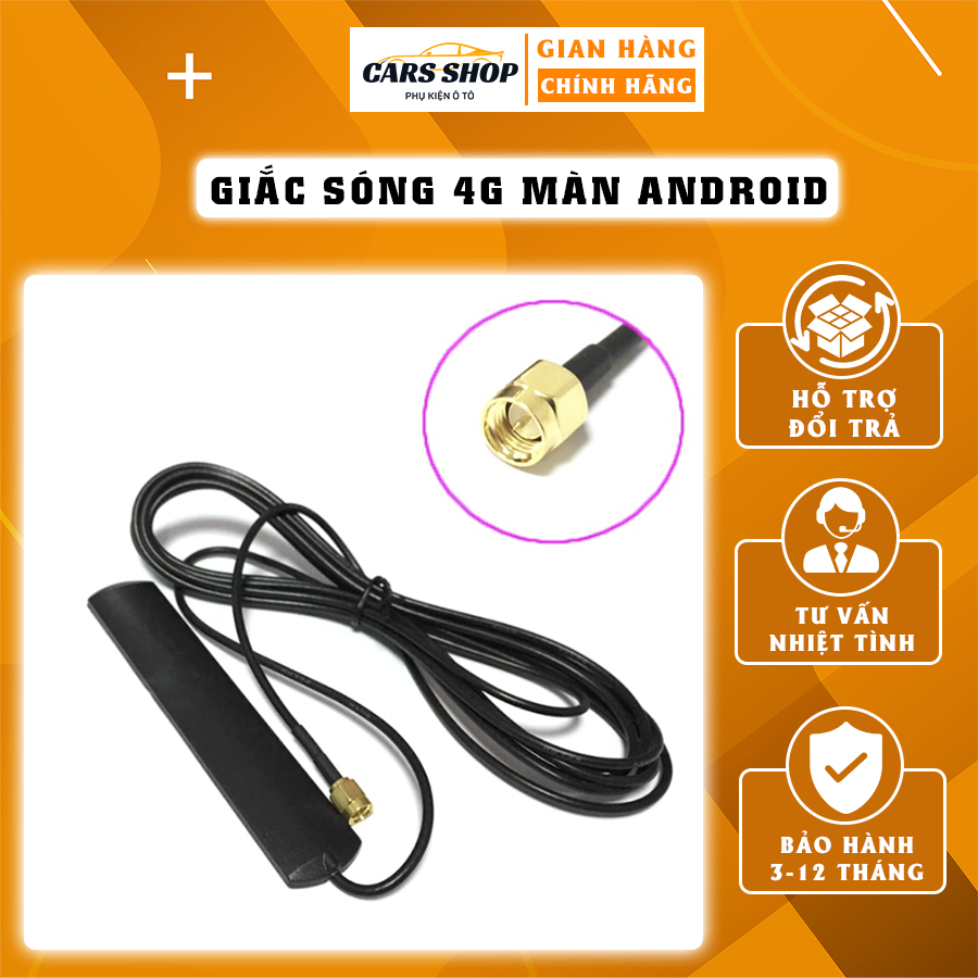 Giắc Sóng 4G Màn Android Cars Shop - Ăngten bắt sóng cho xe ô tô, khuếch đại tín hiệu cho điện thoại | BigBuy360 - bigbuy360.vn