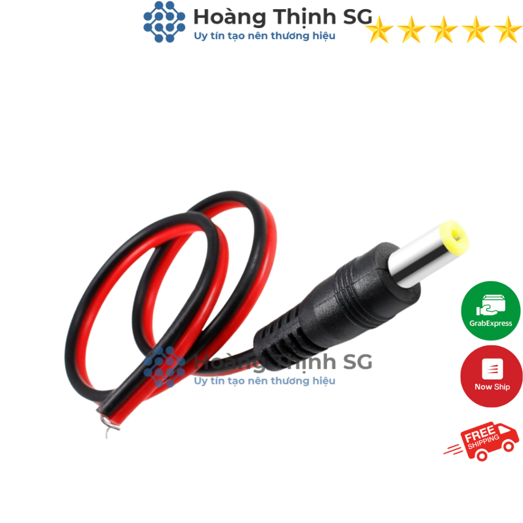 Dây Jack Nguồn DC 5.5x2.1mm Jack DC, Dây rắc nguồn Camera , Chuyên dùng cho Camera