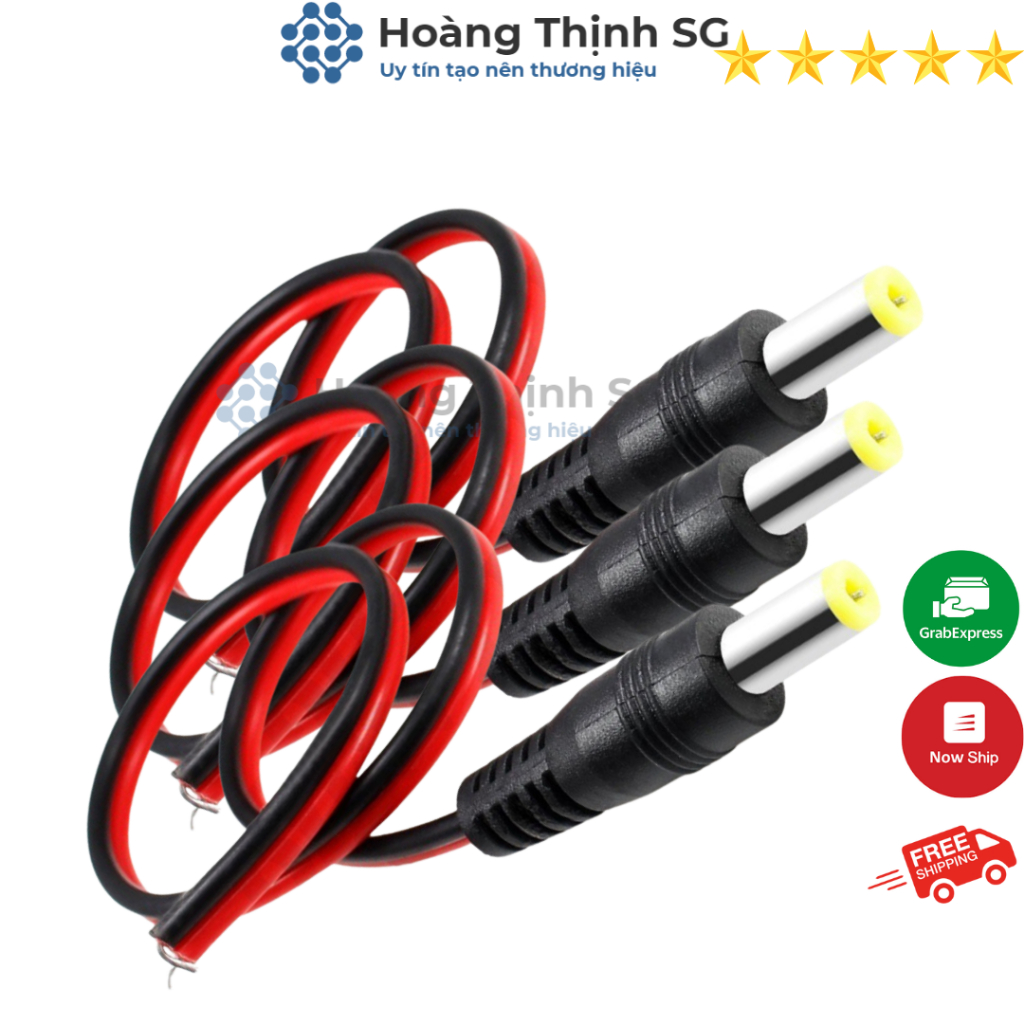 Dây Jack Nguồn DC 5.5x2.1mm Jack DC, Dây rắc nguồn Camera , Chuyên dùng cho Camera
