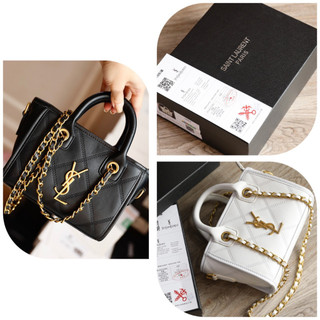 Túi quai xách kèm quai xích đeo chéo y.s shopping mini size 20cm