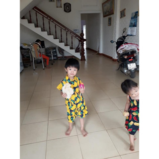 bộ chuối vàng trái cây nam nữ, gia đình - bộ đi biển kate thái 1 - bộ trái cây gia đình