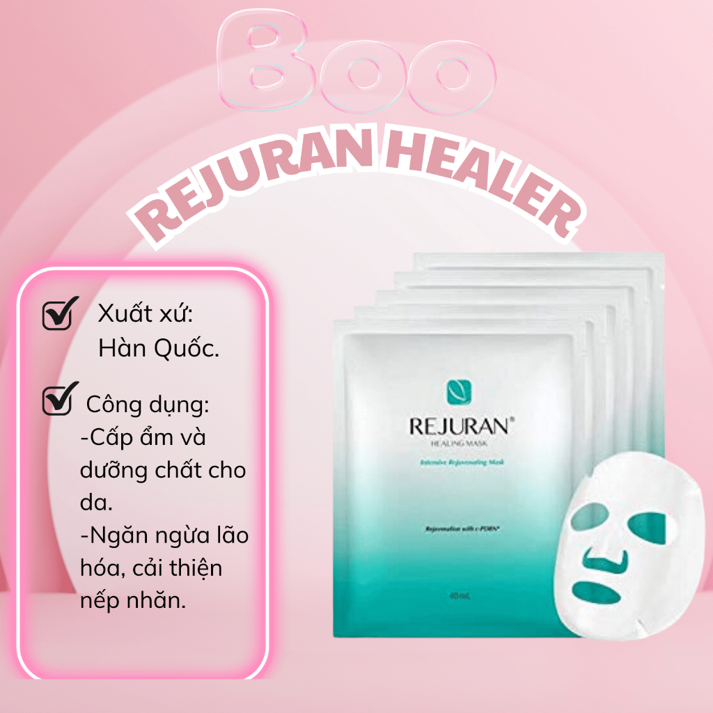Mặt Nạ Rejuran Healer chống lão hóa, cải thiện nếp nhăn - Hàn Quốc