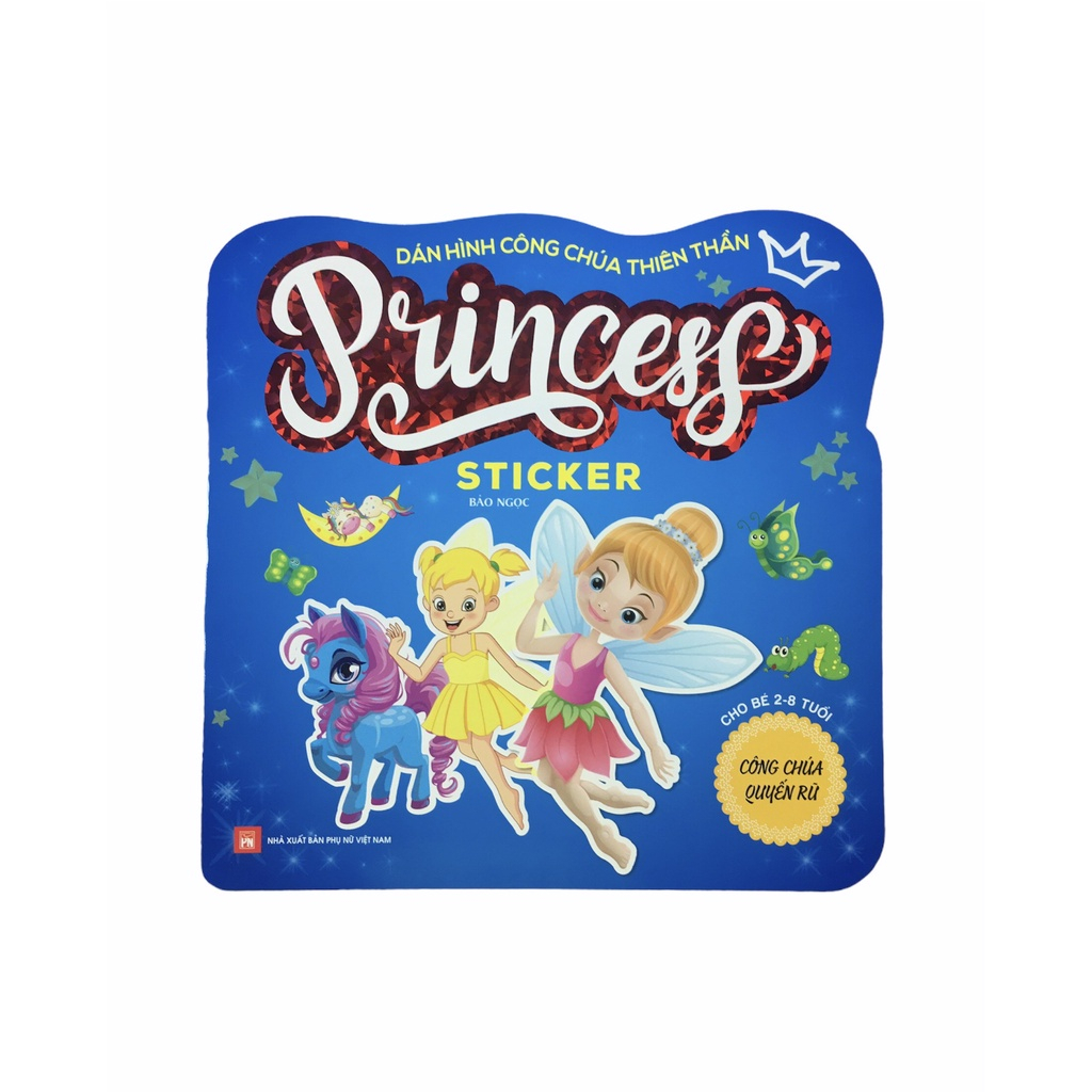 Sách - Combo 3 cuốn Sticker Dán Hình Công Chúa Thiên Thần - ndbooks