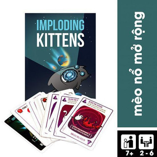 Trò chơi Board Game Mèo Nổ Bản Mở Rộng #3 Imploding Kittens