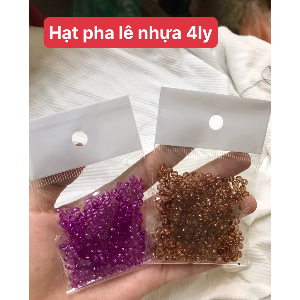 (10gr) Hạt pha lê đính kết áo quần có 3 màu
