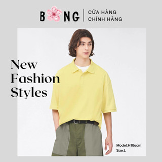 Áo thun polo form rộng, mẫu unisex - áo thun gu nhật - mã 339799