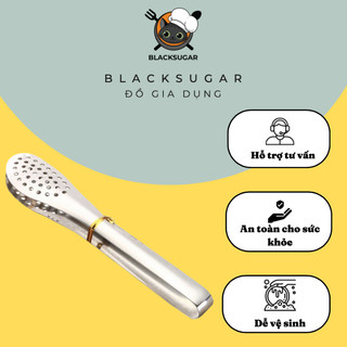 Kẹp oval inox nhỏ gấp thức ăn