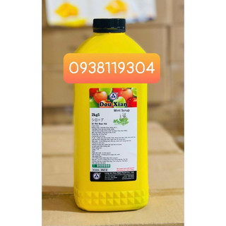 siro bạc hà 2kg5 dowxian hoàng huy ( bình vuông)