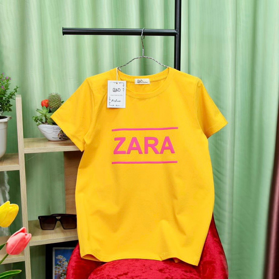 Áo Thun Nữ Thái Lan Cao Cấp , Áo Phông Thái Chữ Nổi Shop Vải Thái Xịn Đẹp Êm Mịn