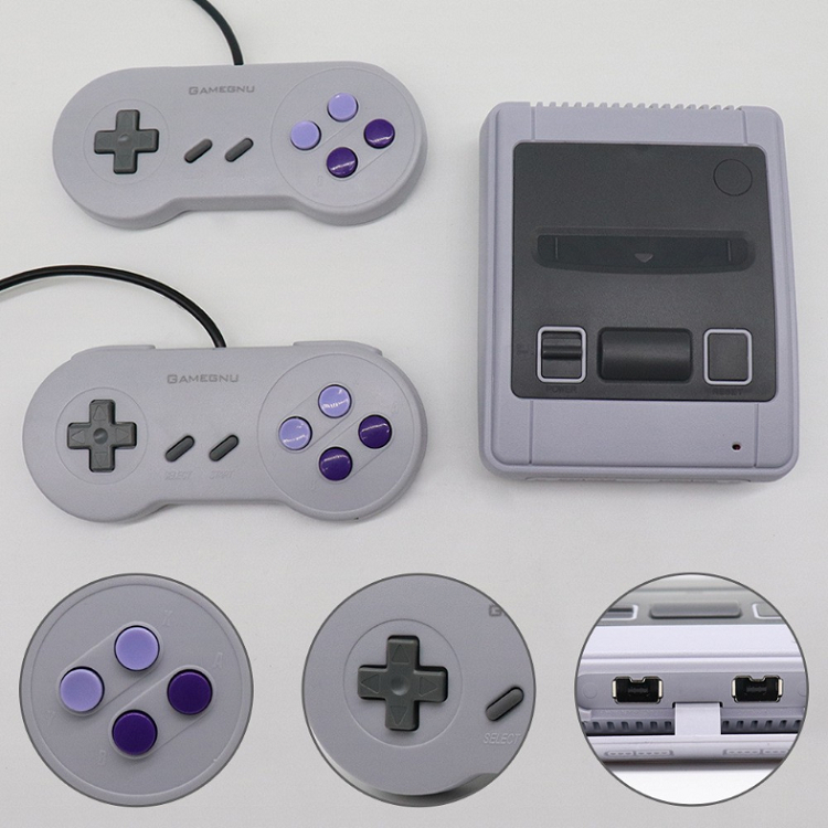 Máy Chơi Game, 4 Nút Retro Mini 621 Trò Chơi, Tặng Thẻ Nhớ - Phiên Bản Nâng Cấp 2023 - Cắm Cổng HDMI - 2 Người Chơi