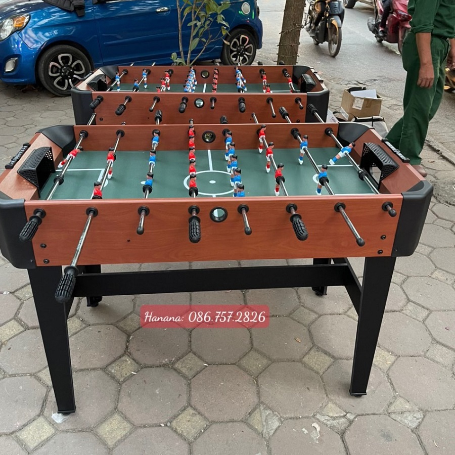 Bàn Bi Lắc Bóng Đá Cỡ Lớn 1,2m, Banh Bàn Foosball Mini Oxford Wooden 1m2 Thi Đấu Gia Đình, Văn Phòng, Kinh Doanh Haanana