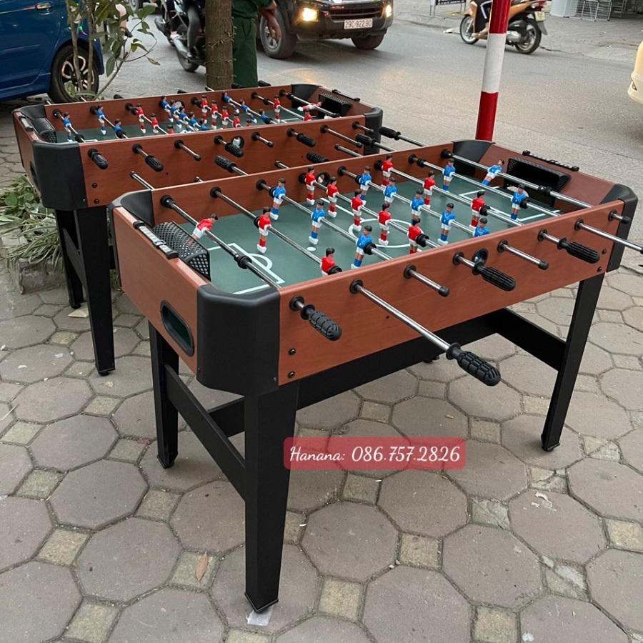Bàn Bi Lắc Bóng Đá Cỡ Lớn 1,2m, Banh Bàn Foosball Mini Oxford Wooden 1m2 Thi Đấu Gia Đình, Văn Phòng, Kinh Doanh Haanana