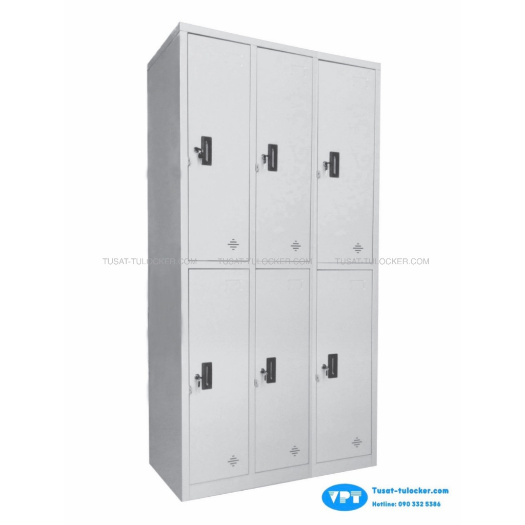 Tủ hồ sơ văn phòng 6 Cánh VPT 09-A6, Tủ Sắt 6 Cánh Để Tài Liệu Sơn Tĩnh Điện Cao Cấp