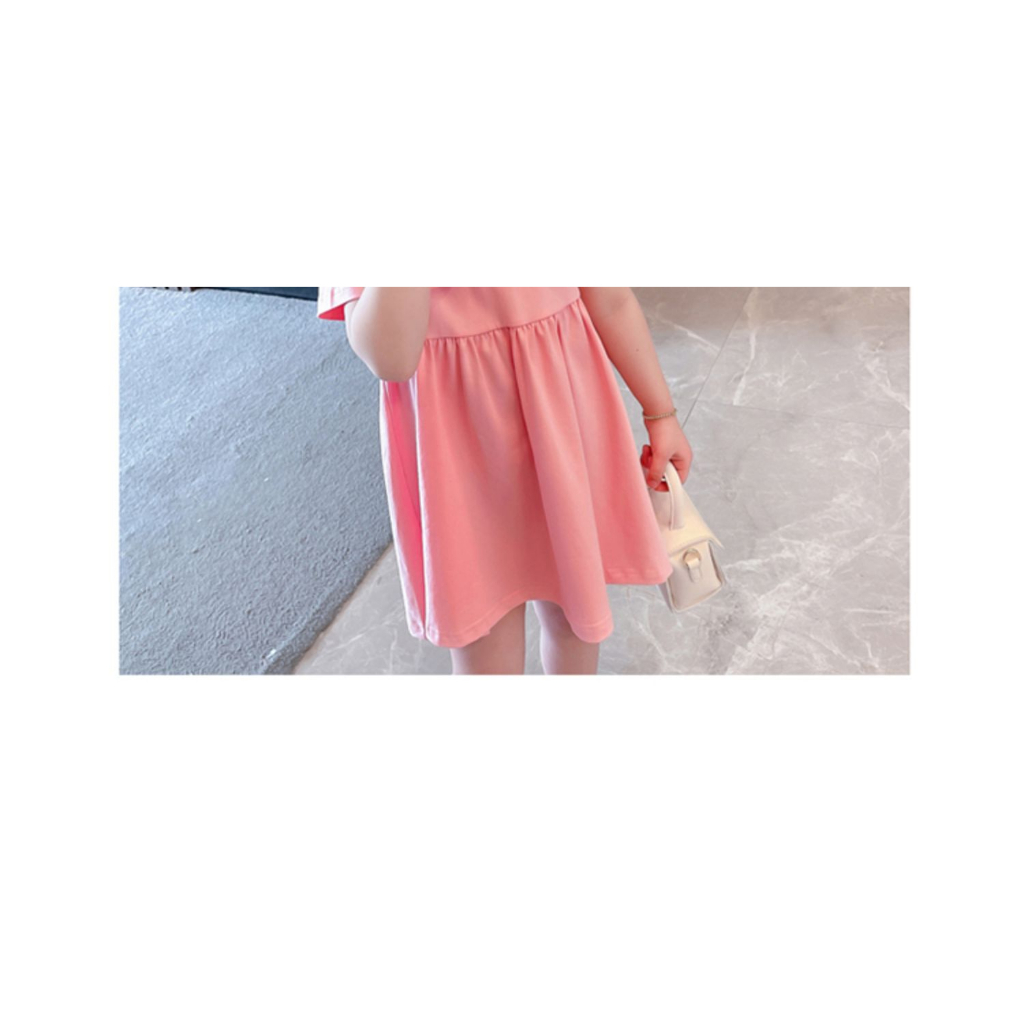 ⚡ SIÊU SALE ⚡ - Váy đầm bé gái mùa hè. Hoạ tiết dâu tây dễ thương, cotton co giãn thấm hút thoáng mát - HG106