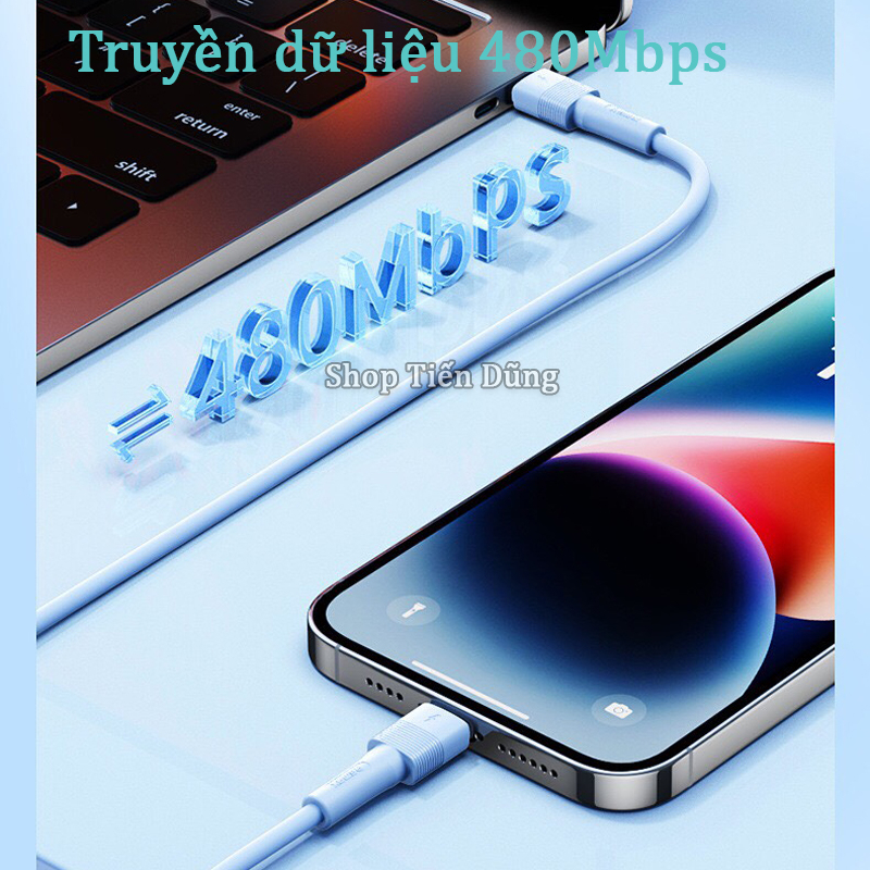 Cáp sạc nhanh 20w Remax RC C056 truyền dữ liệu 480Mb loại nhựa dẻo chống cháy