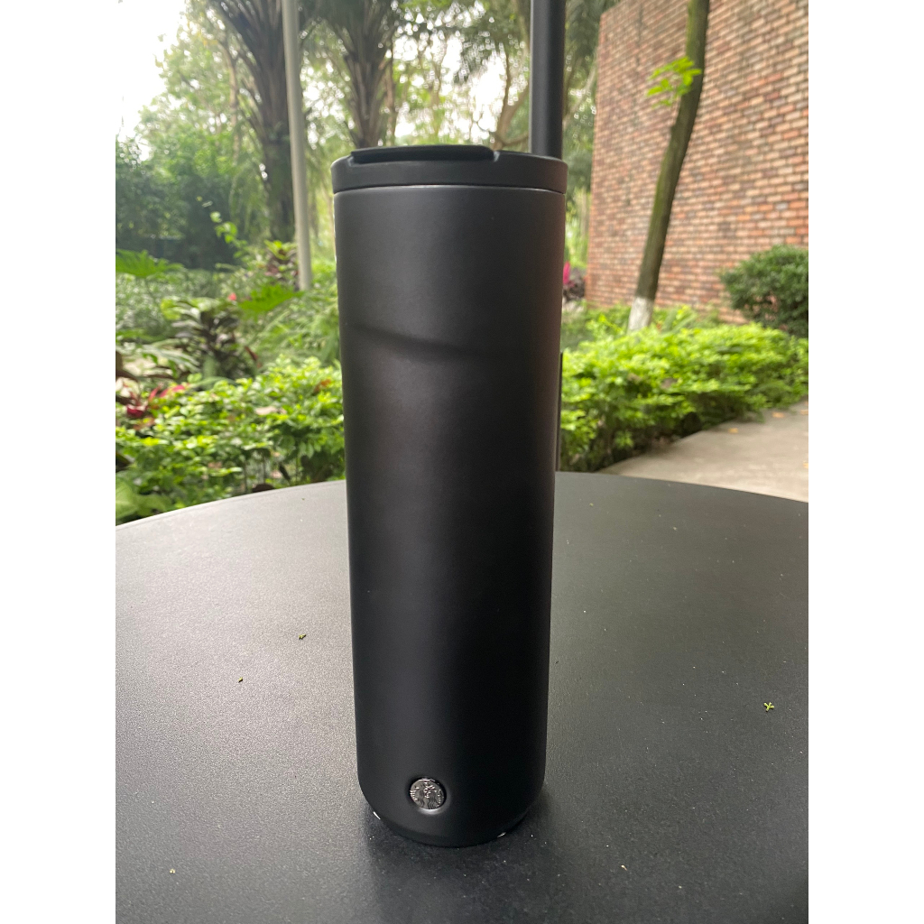 Bình Starbucks 20Oz  Stainless Steel Black W/Siren Badge