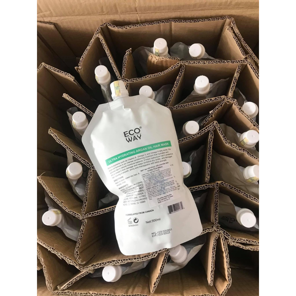 Dầu Hấp Ủ Tóc ECO WAY Collagen Argan Oil 500ml