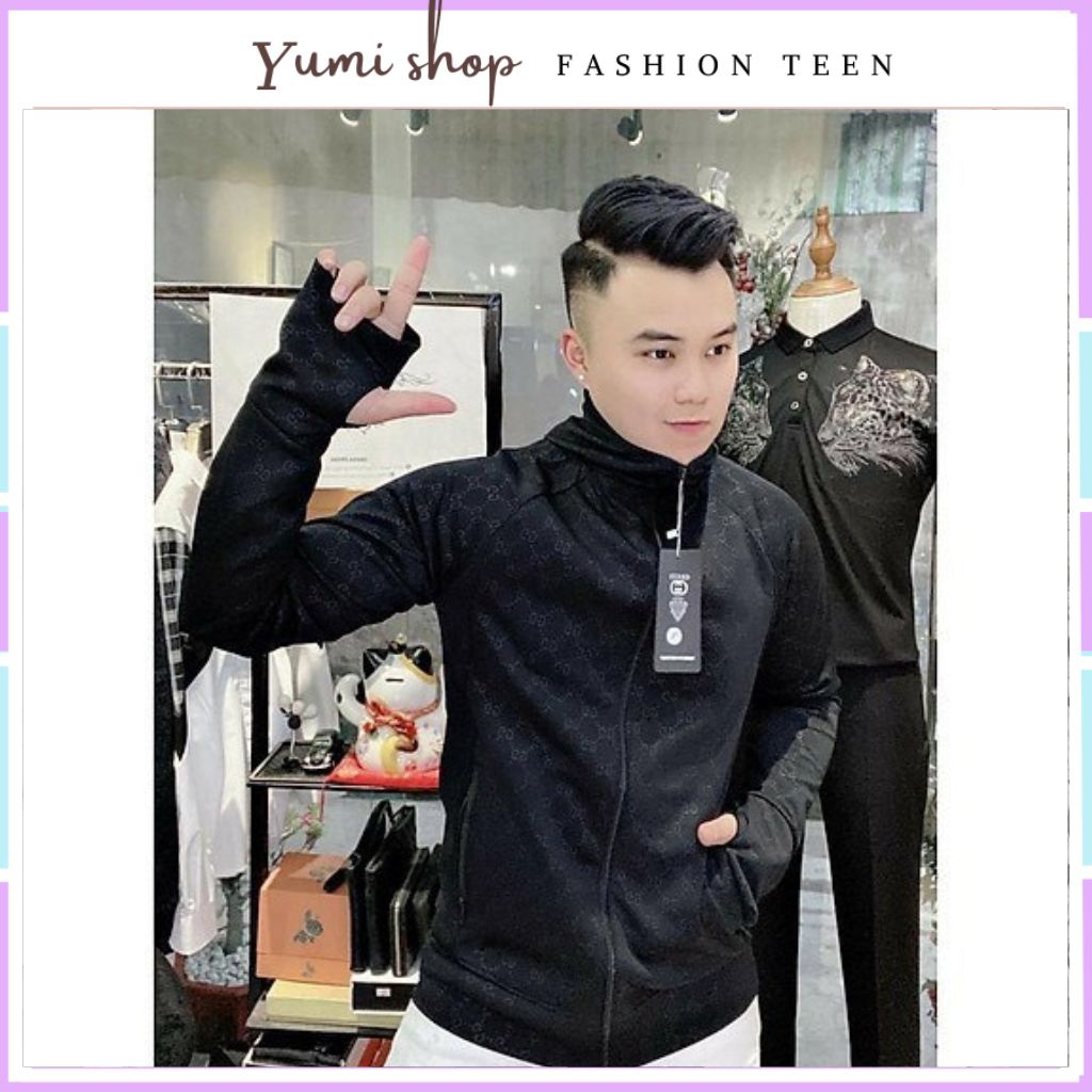 Áo chống nắng nam nữ vải co giãn logo lv dập nổi, có túi khóa kèm 2 bên