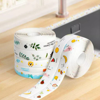 Cuộn Băng Dính Dán Viền Bồn Rửa Chén Chống Thấm Nước Ron keo băng dán cạnh góc bếp lavabo tường nhà trang trí