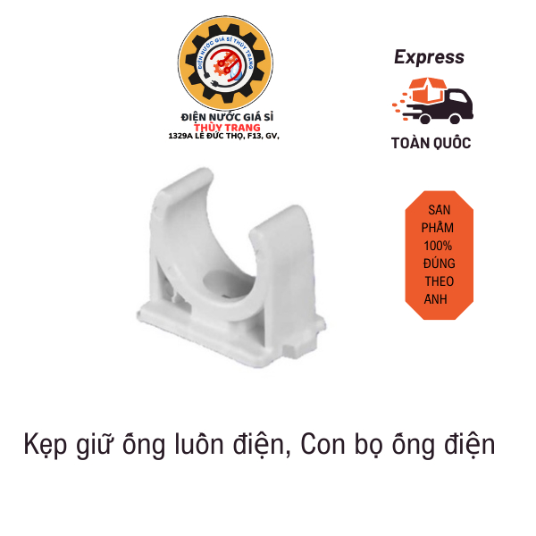 Kẹp giữ ống luồn điện, Con bọ ống điện 16,20,25,32 Vega