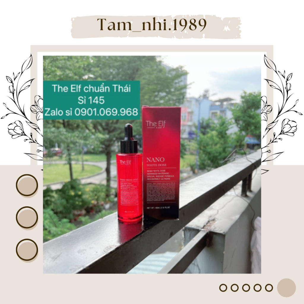 Serum kích trắng The Elf ⚡ GIÁ TỐT ⚡ Serum truyền trắng mờ thâm sẹo The Elf Nano chuẩn nội địa Thái