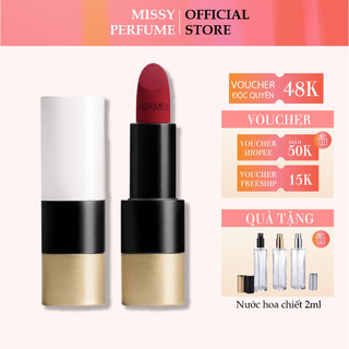 Son Hermes Rouge Matte Và Satin Lipstick siêu Xinh Mẫu Hot 2023