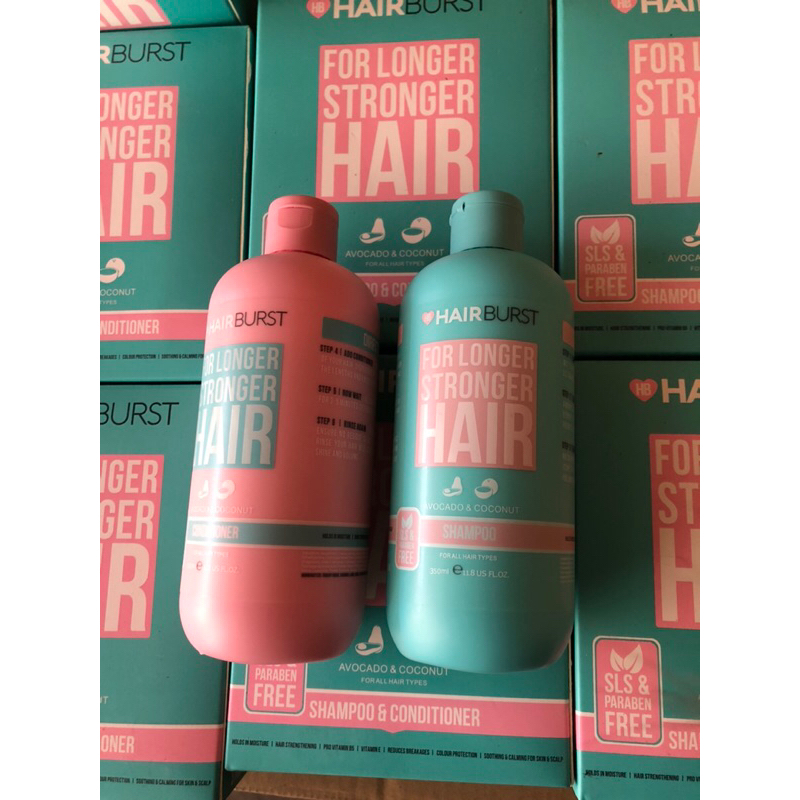 Set Hairburst Gội Xả For Longer Stronger Hair Kích Thích Mọc Tóc