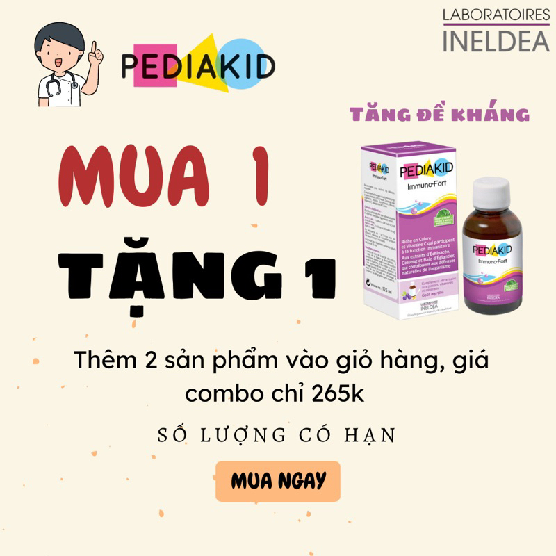 PEDIAKID Tăng Đề Kháng date cũ