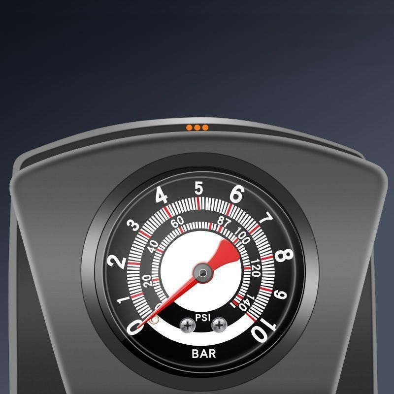 Bơm mini đạp chân 2 xilanh Sois Store nhỏ gọn tiện lợi dành cho xe máy, xe đạp