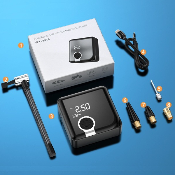 Bơm điện mini ô tô xe máy